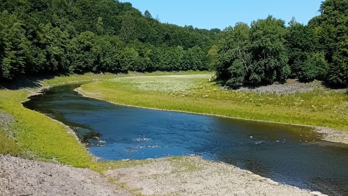 Die Wupper-Vorsperre in Hückeswagen