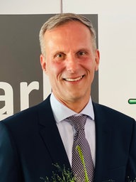 Patrick Schlüter, der NRW-Landesvorsitzende der Gewerkschaft der Polizei (GdP)