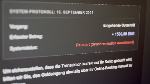 Banken und Sparkassen verschicken keine Mail mit aktuellen Aufträgen