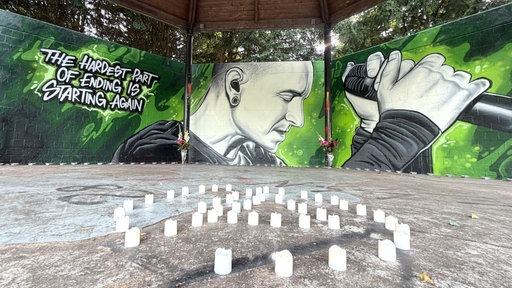 Das neue Chester Bennington Denkmal von Grafitti-Künster David Landgraf