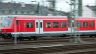 S6 auf der Strecke bei Düsseldorf