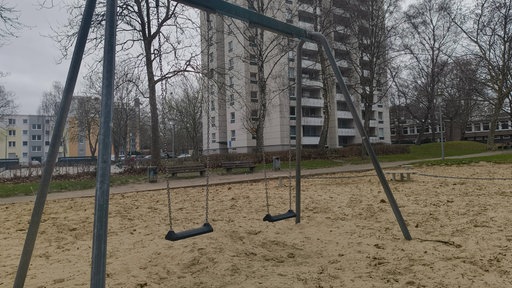 Der Spielplatz auf dem ein 18-Jähriger durch einen Böller ums Leben gekommen ist.