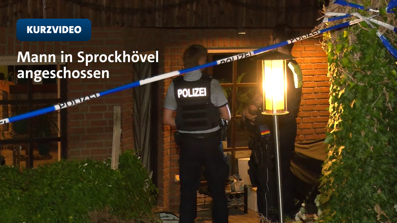 Mann in Sprockhövel angeschossen