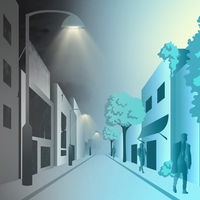 Grafik einer Stadt