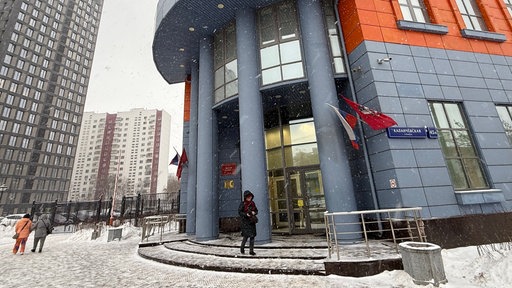  Moskau: Das Gerichtsgebäude in Moskau, wo das Strafverfahren gegen den deutschen Bildhauer Jacques Tilly stattfinden soll