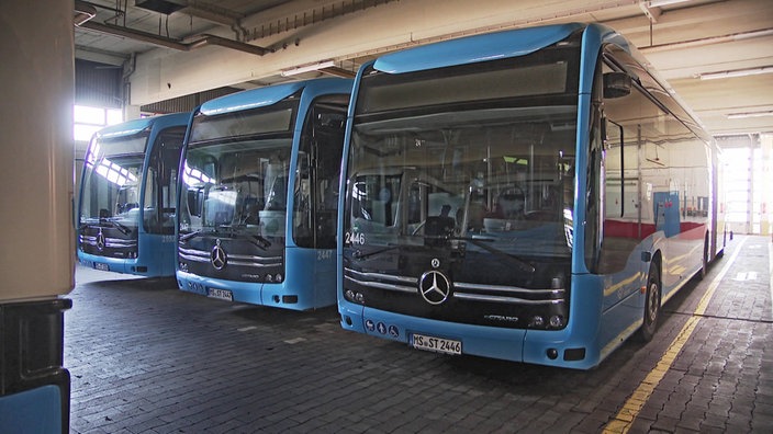 In Münster stehen die Busse still