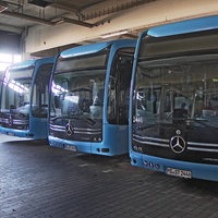 In Münster stehen die Busse still