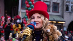 WDR-Moderatorin Susanne Wieseler, Weiberfastnacht in Köln 2025