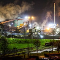 Die Hüttenwerke Krupp Mannesmann in Duisburg-Hüttenheim.