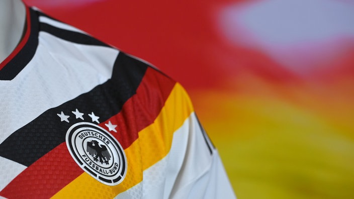 DFB Logo auf dem Trikot der deutschen Nationalmannschaft