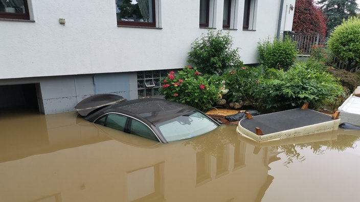 Folgen des Unwetters am Donnerstagmorgen in Erkrath