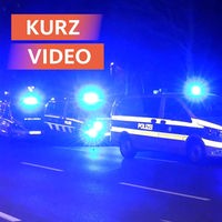 Polizeiwagen bei der Verfolgungsjagd 