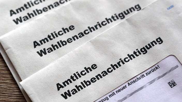 Amtliche Wahlbenachrichtigung