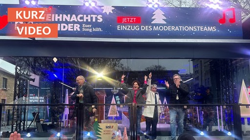 Start des WDR 2 Weihnachtswunders in Kamen