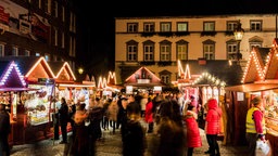 Weihnachtsmarkt in der Altstadt von Düsseldorf 