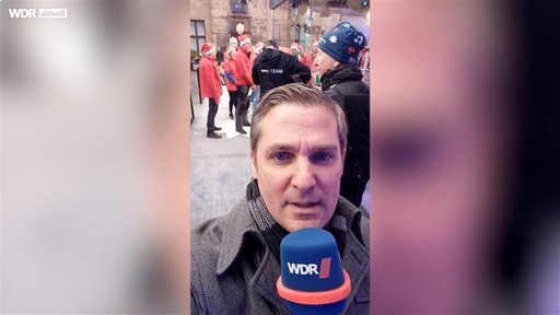 Weihnachtswunder: WDR-Reporter Stefan Göke berichtet live aus Essen | Video | tn