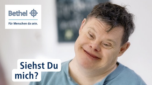 Eine Social-Media-Kampagne der Bodelschwinghschen Stiftungen Bethel mit dem Schriftzug "Siehts du mich?".