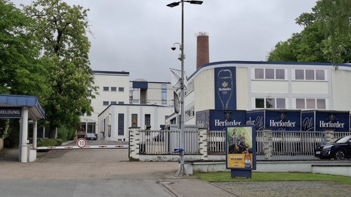 Auschnitt einer Außenansicht von der Brauerei Herford 