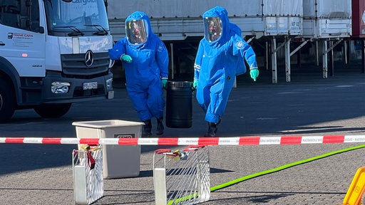 Feuerwehr in Paderborn im Einsatz.
