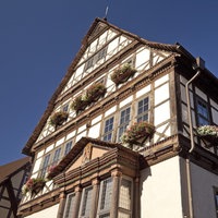 Außenansicht vom historischen Rathaus in Höxter