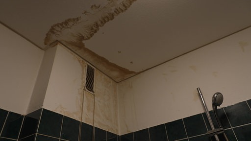 Schimmel an der Badezimmerdecke