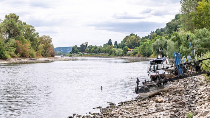  Fähre Bad Honnef weicht auf Behelfsrampe aus