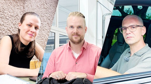 Porträts von Jan Schmidhofer, Kai Müller, Janine Duwe-Junker