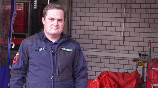 Jonas Baumgarten vom THW Ortsverein Simmerath