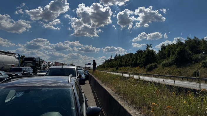 Teilperrung auf der A4