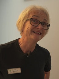 Eine Mitarbeiterin vom Haus Hörn im Portrait.