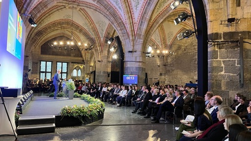 Feierstunde im Aachener Rathaus