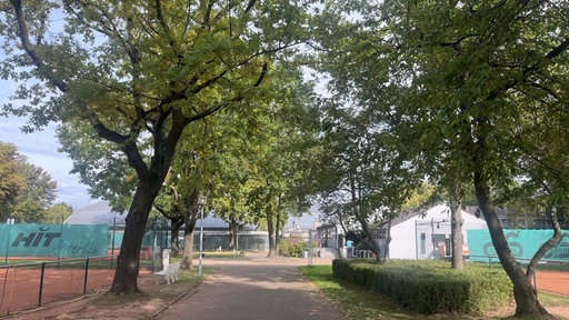 Eingangsbereich des Sportpark Soers
