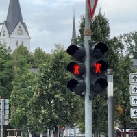 Ampelmämmchen im Handball-Stil in Gummersbach