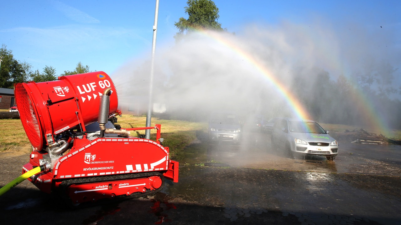 Löschroboter im Einsatz