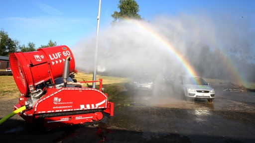 Löschroboter im Einsatz