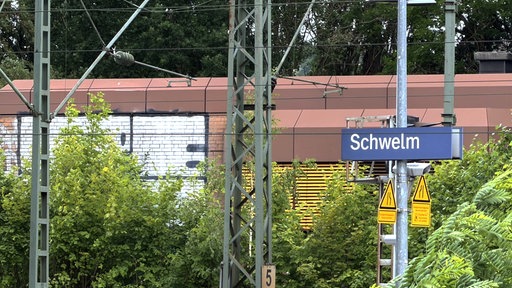 Stellwerksgebäude Schwelm, Bahnsteig