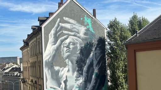 Mural an einer Hauswand