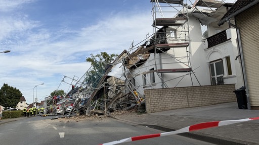 Herforder Wohnhaus eingestürzt.