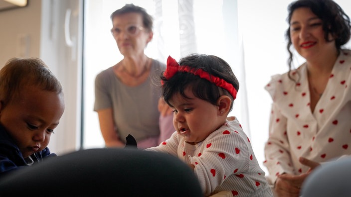 Beim Kindertreff kommen die Kleinsten und die Eltern in Kontakt.