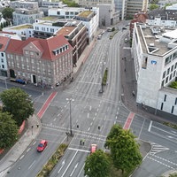 Luftbild der Unfallstelle