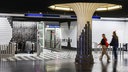 Zwischenebene der U-Bahn-Station Deutsches Bergbau-Museum in Bochum