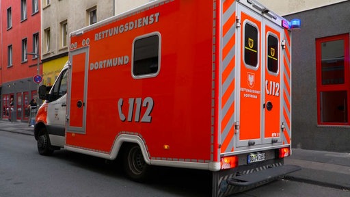 Ein Krankenwagen in Dortmund.