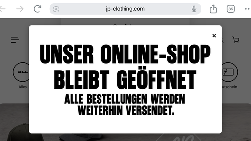 Online Shops JP Performance bleiben auf