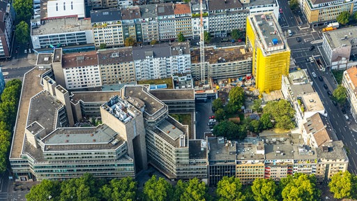 Hausdächer in Düsseldorf