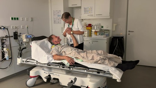Das Ehepaar Seewald im Krankenhaus