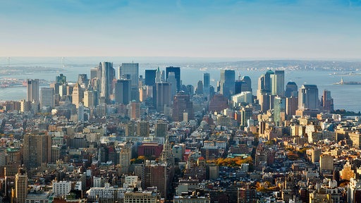 Manhattan von oben 