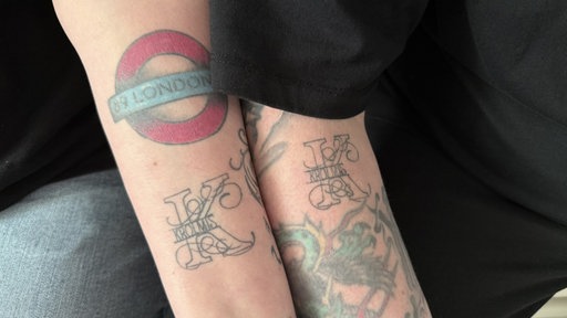 Die Partnertattoos von Andre und Tanja