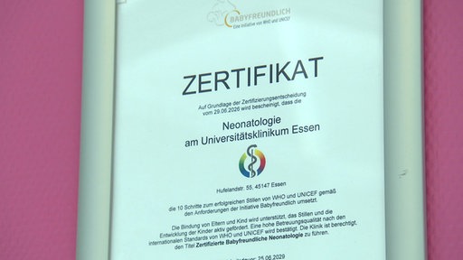 Ein Zertifikat für babyfreundliche Arbeit