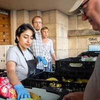 Fairsorger Essen Lebensmittelausgabe