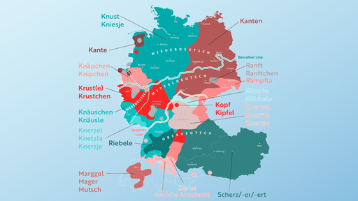 Grafik: Dialekt in Deutschland 